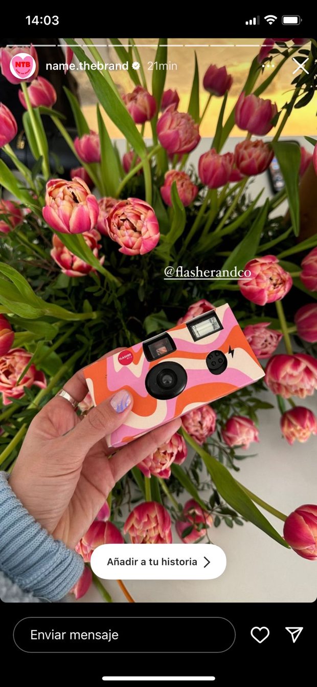 Flasher en Instagram